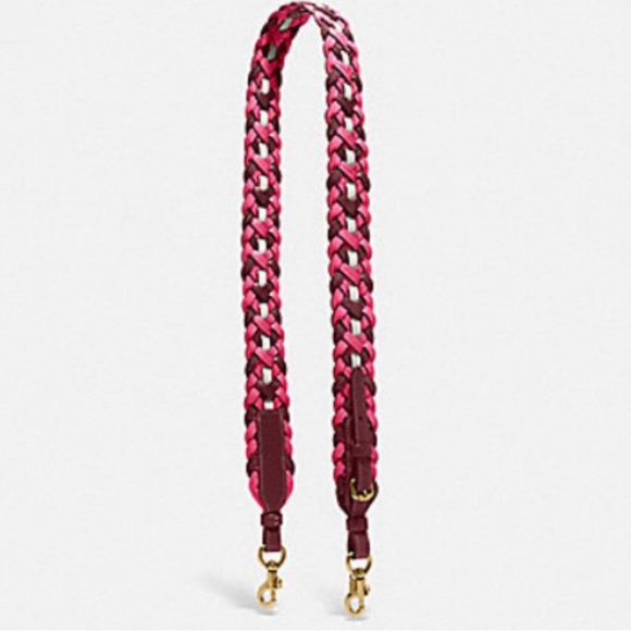 NWOT Coach Georgie Shoulder Bag NWT Coach Strap With Weaving - Picture 3 of 11